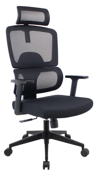 Highback Mesh Office Chair with Headrest and Armrest, NX 2402