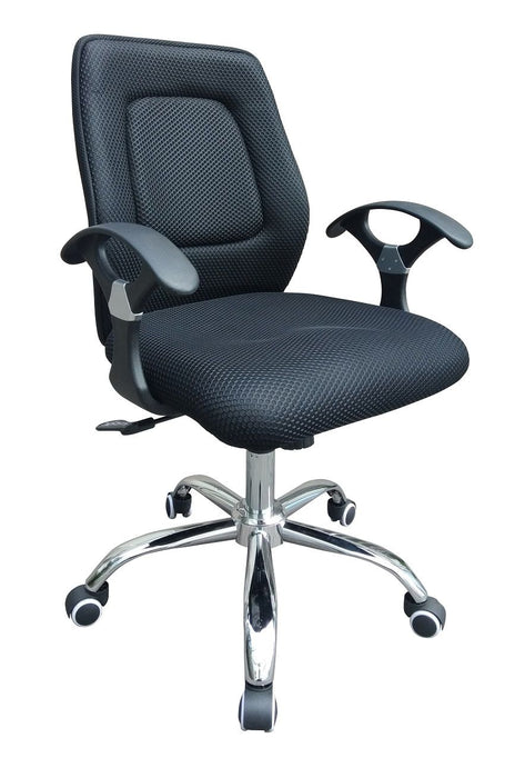 Midback Fabric/Mesh Swivel Office Chair with Armrest, A 028