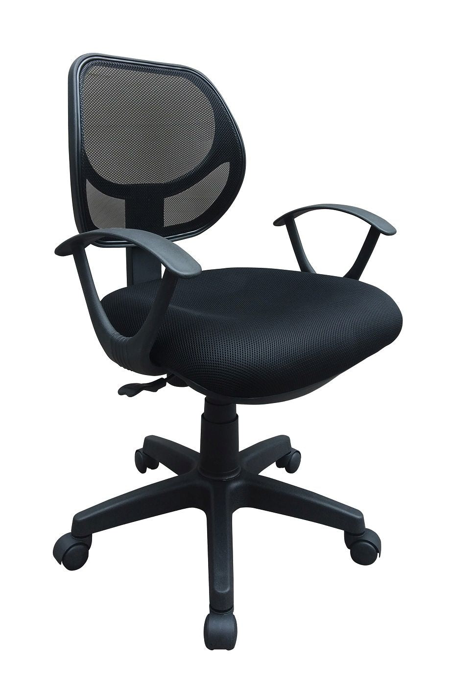 Mesh Office Computer Swivel Chair With Armrest SC 033GA   SC033GA 1200x1825 